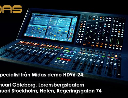 Välkommen på demo/presentation av Midas HD96-24
