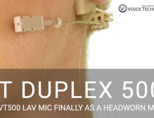 VT DUPLEX 500: Voice Technologies lanserar en toppmodern huvudburen mikrofon