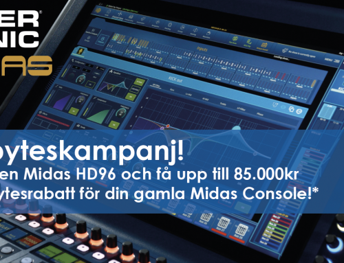 Inbyteskampanj – köp Midas HD96 få upp till 85.000 kr i inbytesrabatt på din gamla Midas Console!*