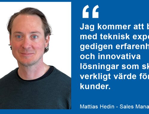 Välkommen Mattias Hedin – Ny säljare på Intersonic! 🎉