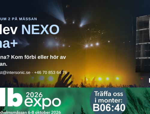 Hör NEXO Alpha+ live på LLB Expo