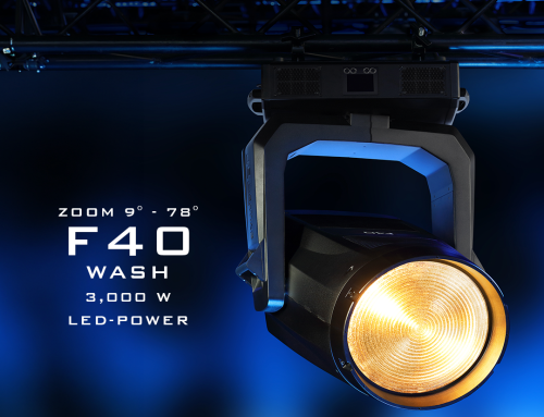 LLB 2026: JB-Lighting F40 Wash – en Fresnel-wash på 3 000 watt för stora scener och tv-studior